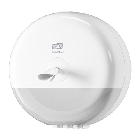 681000 Tork SmartOne T9 SINGLE ROLL Mini Toilet Dispenser - White