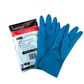 Silverlined Blue Household Rubber Gloves