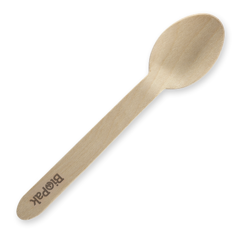 HY-16S BioPak Wooden Spoon 16cm