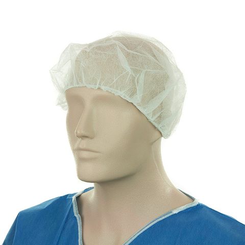 Disposable Bouffant Hat 21 Inch White