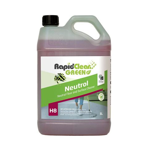 RapidClean Green Neutrol Floor and Surface Cleaner - 5L
