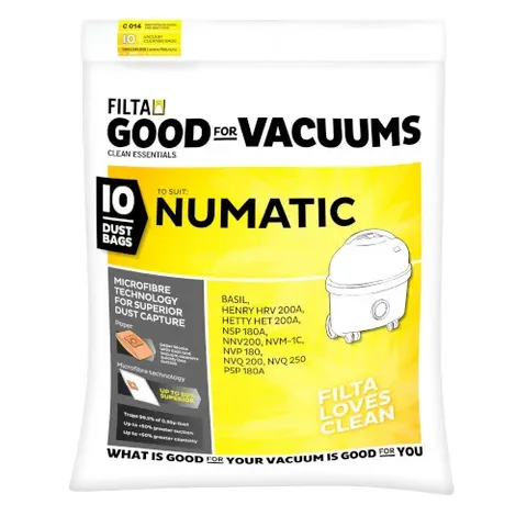 60092 Numatic Henry Vacuum Bags 9L Pack 10