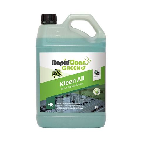 RapidClean Green Kleen All Kitchen Degreaser/Cleaner - 5L