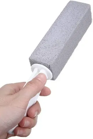 RapidClean Pumice Toilet Cleaning Scouring Stone with Handle