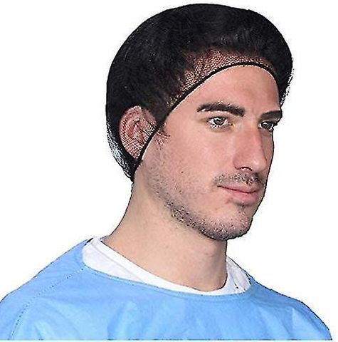 Black Hairnets 55cm