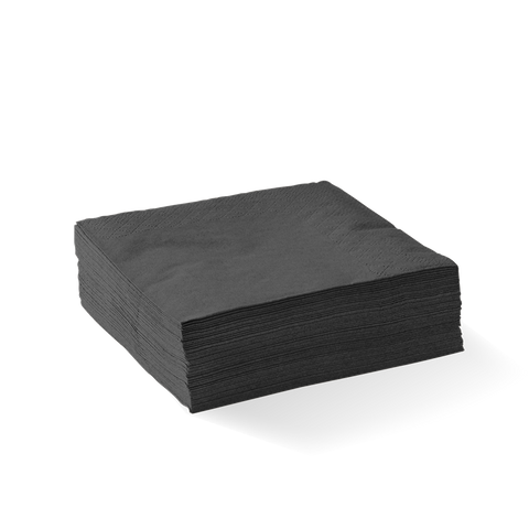L-B/CNCE-B BioPak Cocktail BioNapkin 2ply BLACK