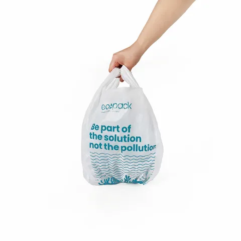 Ecopack 18L Large Ocean/Recycled Singlet Plastic Bags