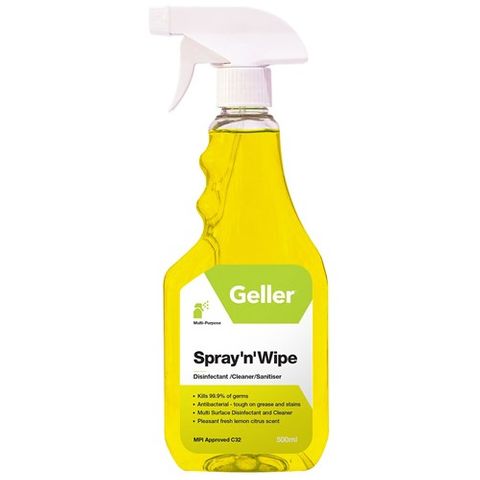 Geller Spray & Wipe Citrus - 500ml