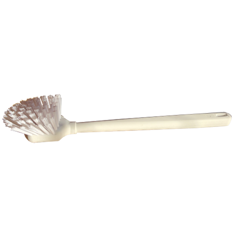 Long Handle Gong Brush Complete - White