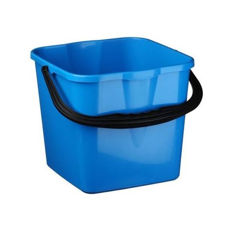 Square 12L Plastic Bucket
