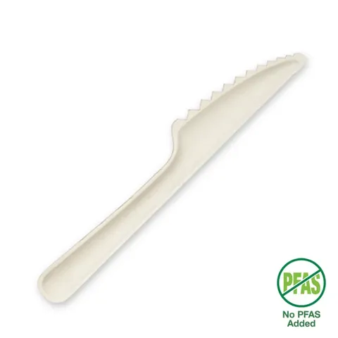 B-CUT-155K-W BioPak Plant Fibre Knife 15cm