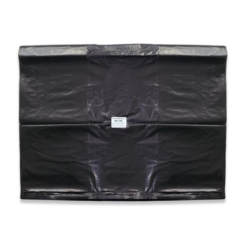 120L Black Rubbish Bags 925x1200mm