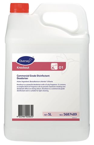 Diversey Knockout Disinfectant Deodoriser - 5L