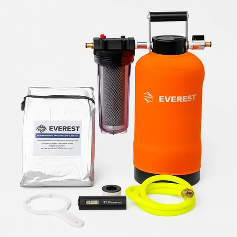 Everest Pure Water Ion Exchange Tank 10L with Resin + TDS