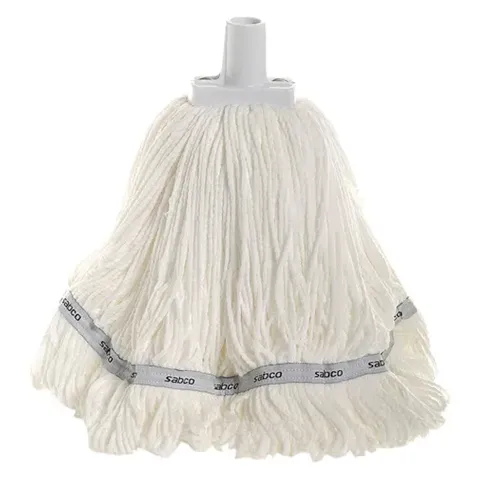 Sabco Microfibre Round Mop Head - White 350g