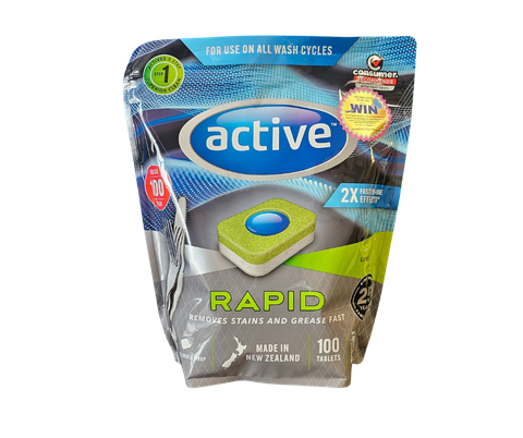 Active Rapid Lime Dishwasher Tablets - 100