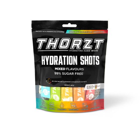 Thorzt 99% Sugar Free Hydration Shots - Mixed Flavours