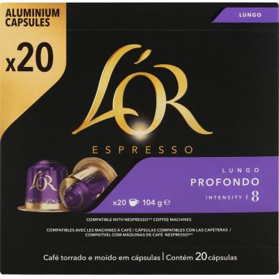 LOR Espresso Lungo Profundo 20 Capsules