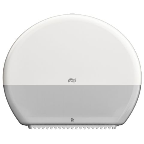554030 Tork T1 Jumbo Toilet Roll Dispenser Elevation White