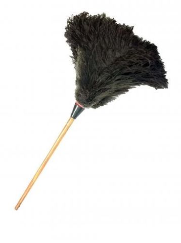 Large Ostrich Feather Duster Brown