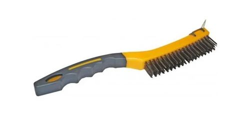 Browns Wire Brush S/Steel Wth Chisel
