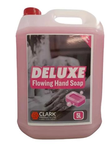 Clark Pink Deluxe Flowing Soap 5Lt