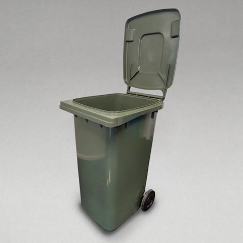 Wheelie Bin 120Lt Green & Lid