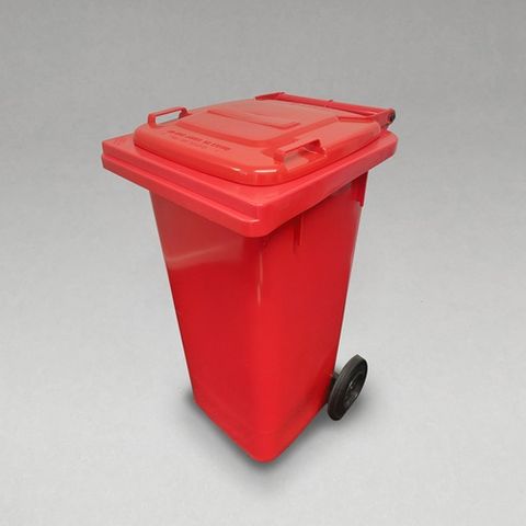 Wheelie Bin 240Lt Red & Lid