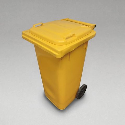 Wheelie Bin 240Lt Yellow & Lid