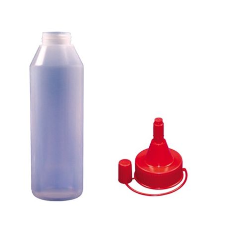 1Lt Clear Bottle & Spout