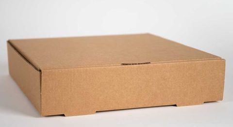 Cake Box Brown 440X365X100mm 50 Per Pkt