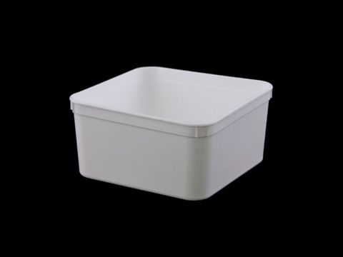 White Square Tub 2Lt