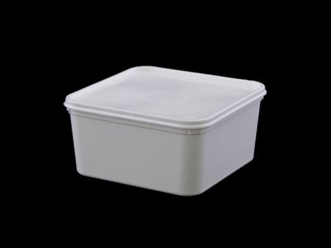 White Lid For Square Tub 2Lt