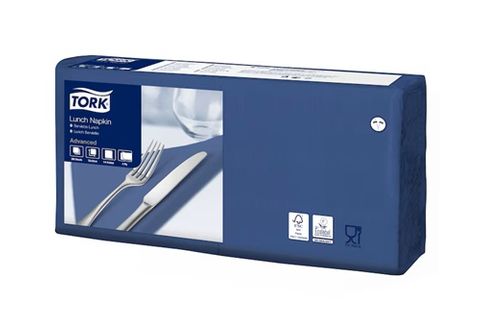 Tork 2Ply Blue Lunch Serviette 200