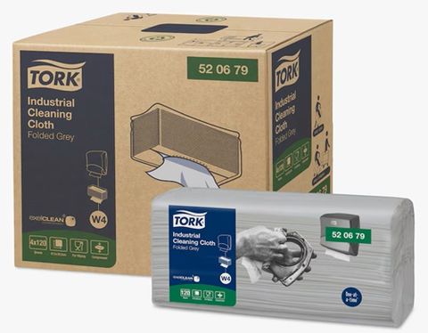 Tork Industrial Grey Cloth W4 Pkt