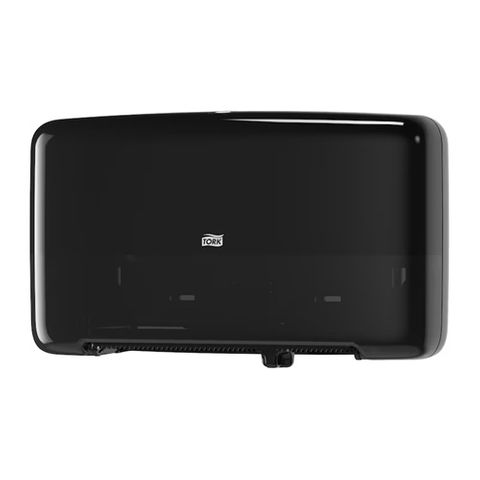 Tork Disp Mini Jumbo Twin T2 Black