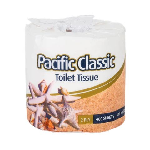 Pacific Classic Toilet Paper Wrapped 2 Ply Carton