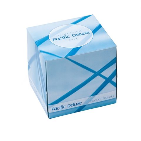 Pacific Facial Tissue 2Ply Deluxe Cube 90
