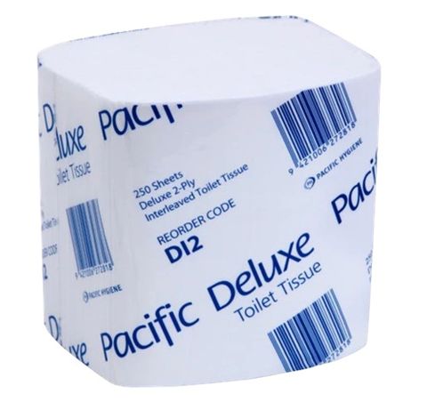 Deluxe Interleaved Toilet Tissue 2Ply Carton