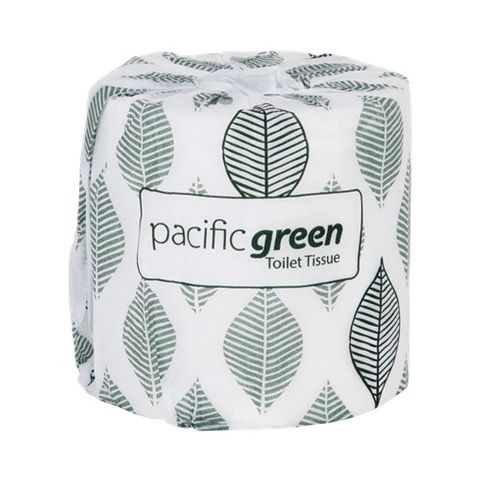 Green Recycled 2-Ply Toilet Paper Carton