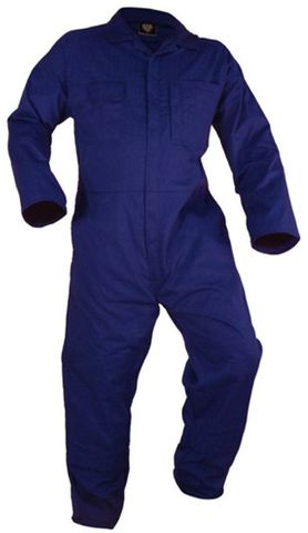 CAUTION POLY COTTON ZIP OVERALL