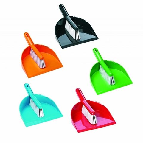 Raven Deluxe Dust Brush & Pan Set