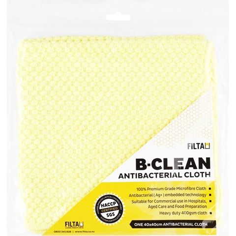 B-Clean Microfibre Cloth Yellow