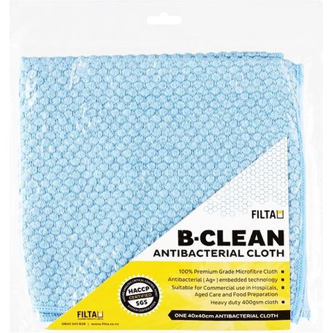 B-Clean Microfibre Cloth Blue
