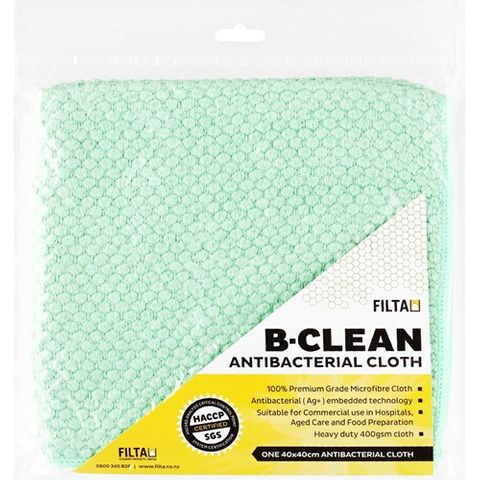 B-Clean Microfibre Cloth Green