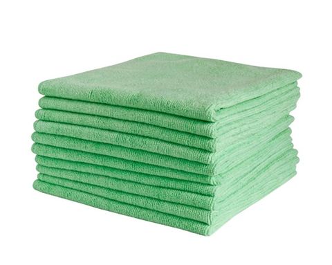 Microfibre Cloth Green Pkt/10