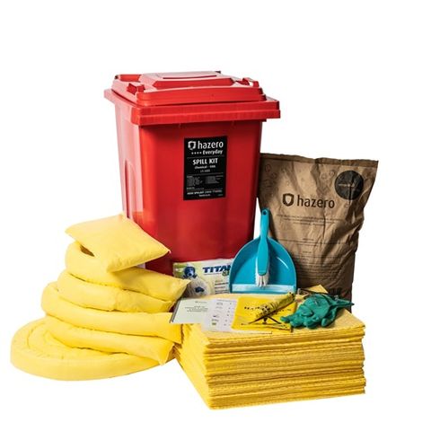 Red Bin Chem Spill Kit 100Lt
