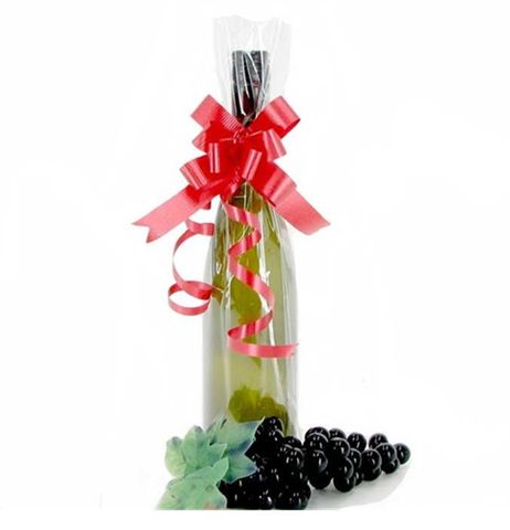 Clear Cello Wine Bag (100 Per Pkt)