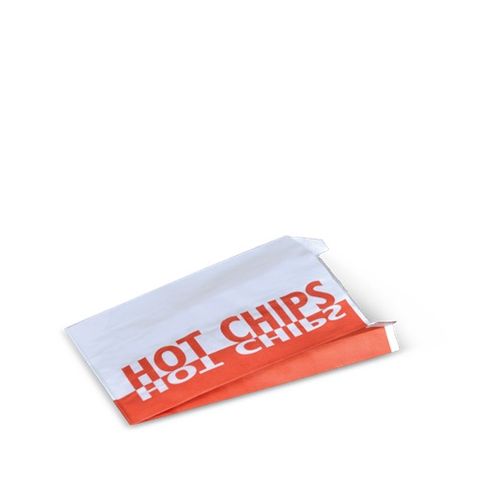 White G/P Hot Chip Bag 500 (160X92X34))