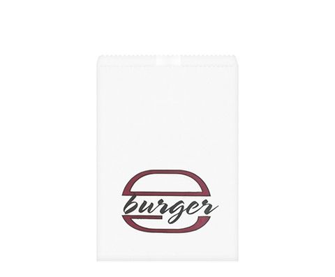 White Burger Bag Pkt/1000